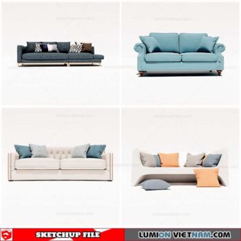 Sofa - Sketchup Models By Cuong Covua