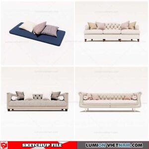 Sofa - Sketchup Models By Cuong Covua