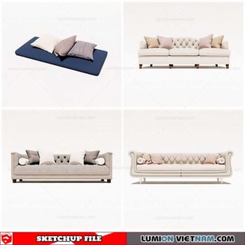 Sofa - Sketchup Models By Cuong Covua