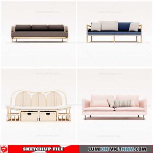 Sofa - Sketchup Models By Cuong Covua