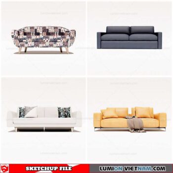 Sofa - Sketchup Models By Cuong Covua