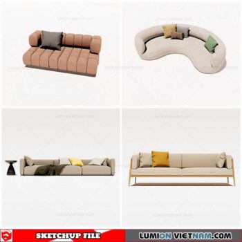 Sofa - Sketchup Models By Cuong Covua