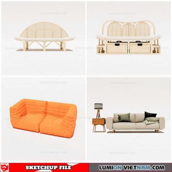 Sofa - Sketchup Models By Cuong Covua