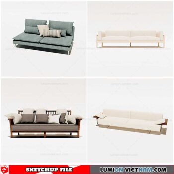 Sofa - Sketchup Models By Cuong Covua