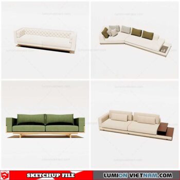 Sofa - Sketchup Models By Cuong Covua