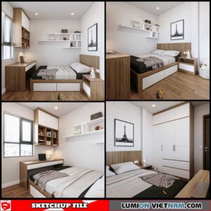 Children room - Sketchup Interior Scene By Nghia Than