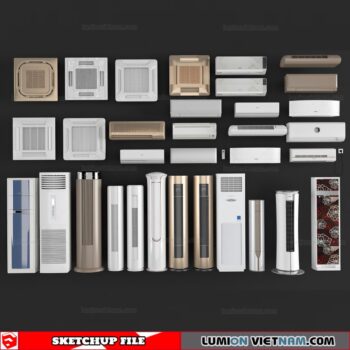 Air Conditioning - Sketchup Models