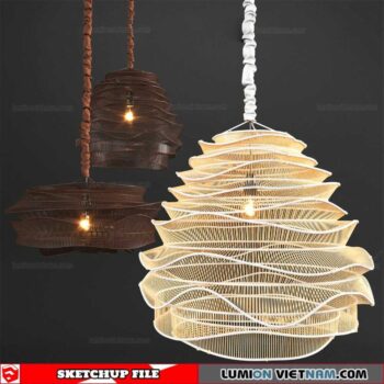 Ceiling light - Sketchup Models By Cuong Covua