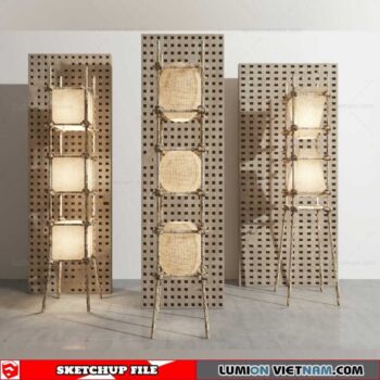 Floor Lamp - Sketchup Models By Cuong Covua