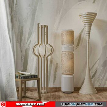 Floor Lamp - Sketchup Models By Cuong Covua