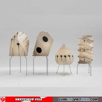 Floor Lamp - Sketchup Models By Cuong Covua