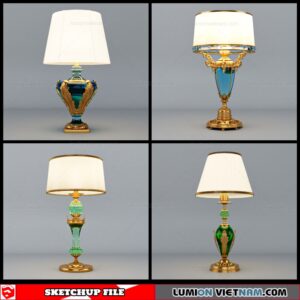 Classic Table Lamp - Sketchup Models By Cao Hoàng Nhật Long