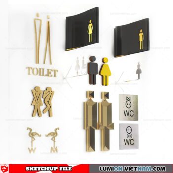 Toilet Signal - Sketchup Models