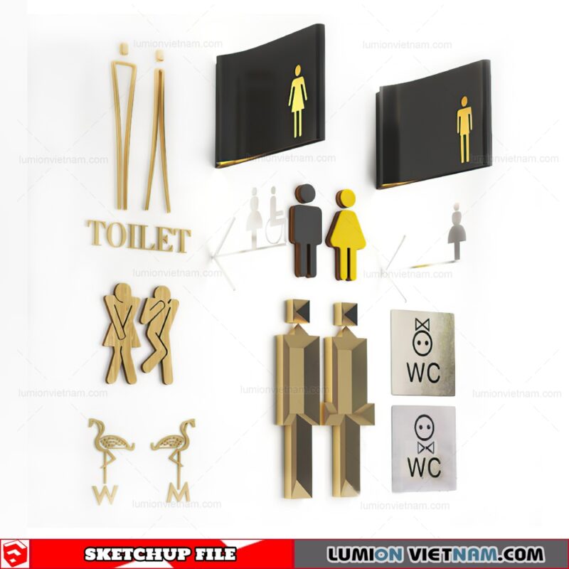 Toilet Signal - Sketchup Models