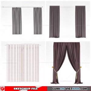 Curtains - Sketchup Models By Cuong Covua
