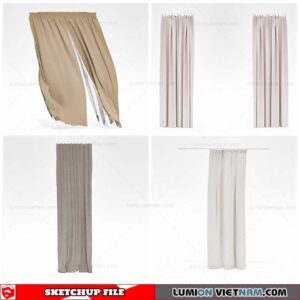 Curtains - Sketchup Models By Cuong Covua