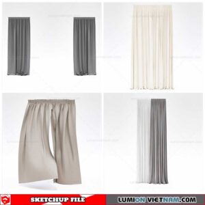 Curtains - Sketchup Models By Cuong Covua