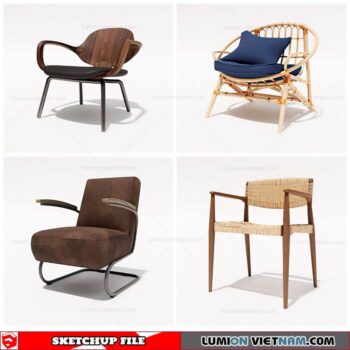 Am Chair - Sketchup Models By Cuong Covua