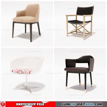 Am Chair - Sketchup Models By Cuong Covua