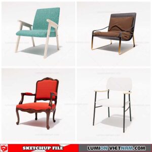 Am Chair - Sketchup Models By Cuong Covua