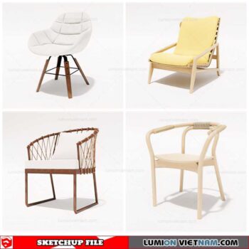 Am Chair - Sketchup Models By Cuong Covua