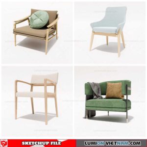 Am Chair - Sketchup Models By Cuong Covua