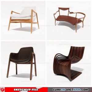 Am Chair - Sketchup Models By Cuong Covua