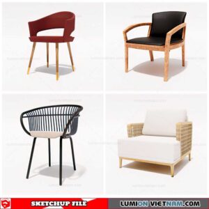 Am Chair - Sketchup Models By Cuong Covua