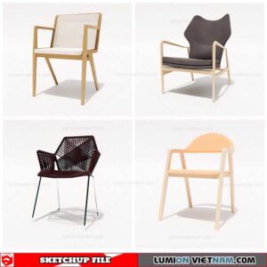 Am Chair - Sketchup Models By Cuong Covua
