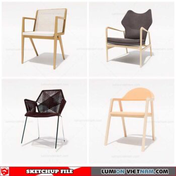 Am Chair - Sketchup Models By Cuong Covua
