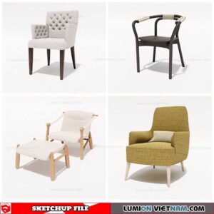 Am Chair - Sketchup Models By Cuong Covua
