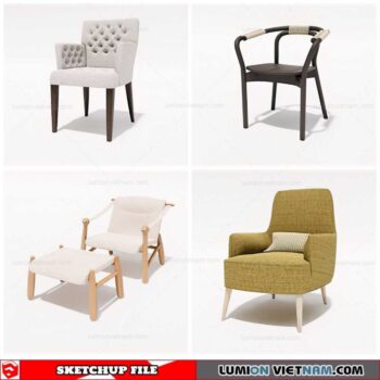 Am Chair - Sketchup Models By Cuong Covua