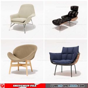 Am Chair - Sketchup Models By Cuong Covua