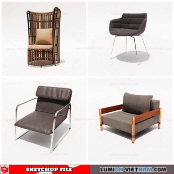 Am Chair - Sketchup Models By Cuong Covua