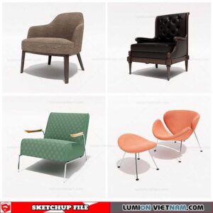Am Chair - Sketchup Models By Cuong Covua