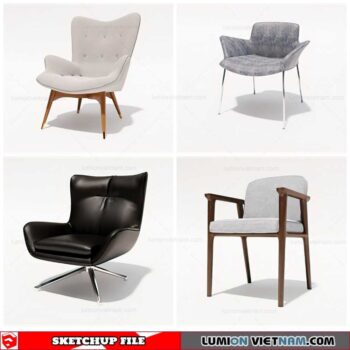 Am Chair - Sketchup Models By Cuong Covua