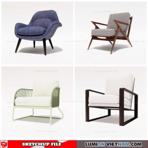 Am Chair - Sketchup Models By Cuong Covua
