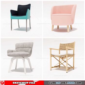 Am Chair - Sketchup Models By Cuong Covua
