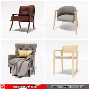 Am Chair - Sketchup Models By Cuong Covua