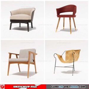 Am Chair - Sketchup Models By Cuong Covua