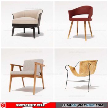 Am Chair - Sketchup Models By Cuong Covua