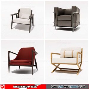 Am Chair - Sketchup Models By Cuong Covua