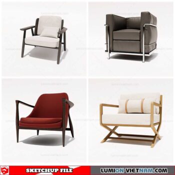 Am Chair - Sketchup Models By Cuong Covua