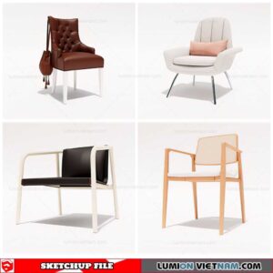 Am Chair - Sketchup Models By Cuong Covua