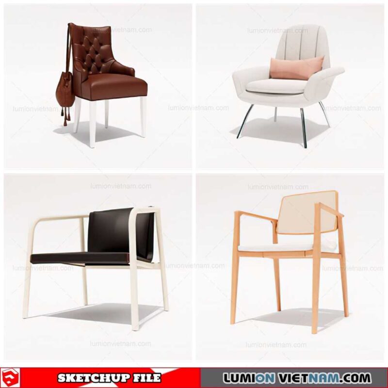 Am Chair - Sketchup Models By Cuong Covua