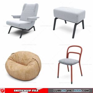 Chair - Sketchup Models By Cuong Covua