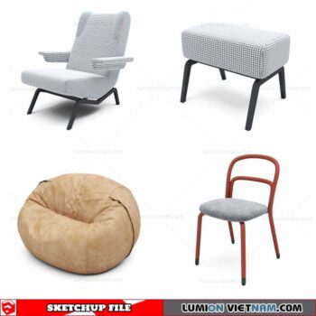 Chair - Sketchup Models By Cuong Covua
