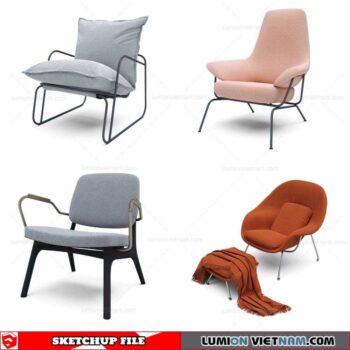 Chair - Sketchup Models By Cuong Covua