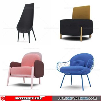 Chair - Sketchup Models By Cuong Covua