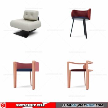 Chair - Sketchup Models By Cuong Covua